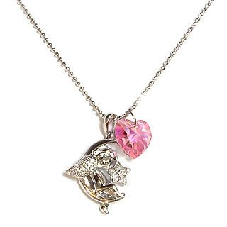 'Cupid' - Pink Lovers Necklace with Swarovski Crystals 'Cupid' - Pink Lovers Necklace with Swarovski Crystals
