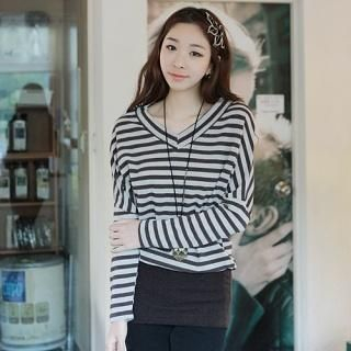 Stripe Tube-Hem Top Stripe Tube-Hem Top