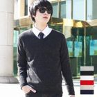 SEOBEAN - V-Neck Knit Sweater