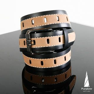 Color-Block Genuine-Leather Belt Color-Block Genuine-Leather Belt