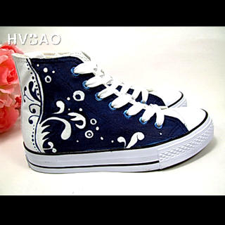 Print High-Top Sneakers