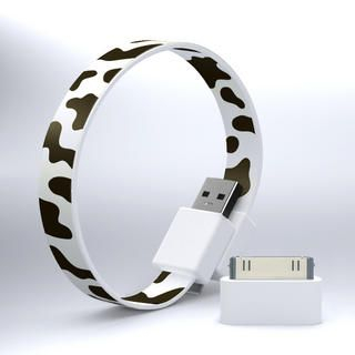 Mohzy Loop USB to Micro-USB Cable (Cow) (With Adapter)