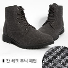 SLIM&FIT - Canvas Lace-Up Ankle Boots