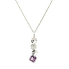 Bellini - Cloverleaf Pendant - Amethyst