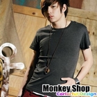 Monkey Shop - Scoop Neck Short-Sleeve Tee