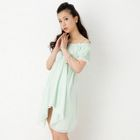 ageha@shibuya - Asymmetric-Hem Lace-Trim Dress