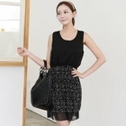 MiMiGirl - Mock Two-Piece Chiffon Dress