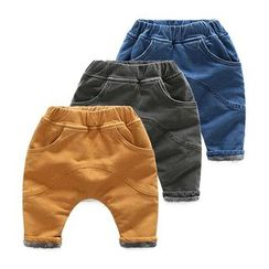 MOM Kiss - Kids Fleece-Lined Jeans MOM Kiss - Kids Fleece-Lined Jeans