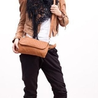 May May - Woven Flap Shoulder Bag