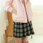 Tokyo Fashion - Pleated Plaid Skirt with Belt