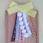 Fit-to-Kill - light yellow RibbonNecklace / Pin