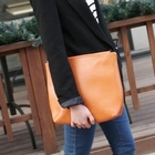 midnightCOCO - Faux-Leather Shoulder Bag with Clutch