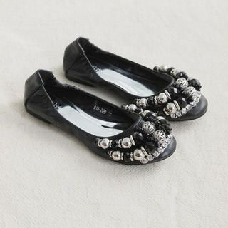 Bead & Rhinestone Elastic Flats Bead & Rhinestone Elastic Flats