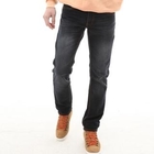 TOPGUYS - Washed Straight-Cut Jeans