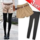 Miss Hong - Set: Shorts + Belt + Leggings