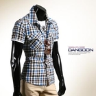 DANGOON - Short-Sleeve Check Shirt