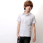 SeventyAge - Short Sleeve Striped Shirt
