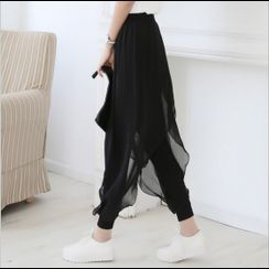 Munhome - Chiffon Harem Pants Munhome - Chiffon Harem Pants