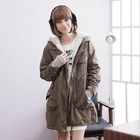 CatWorld - Set: Fleece-Trim Hoodie + Hooded Parka