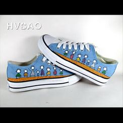 HVBAO - 小人島海灘新款手繪鞋 HVBAO - 小人島海灘新款手繪鞋
