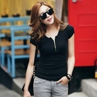 Propose - Zip-Accent T-Shirt