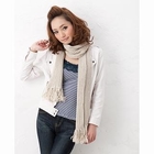 ESCOBARIA - Fringed Knit Scarf