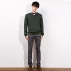 Style Impact - V-Neck Wool Blend Sweater