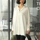 NAINGIRL - Layered Collar Long Blouse