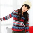 59 Seconds - Pattern Long Knit Top