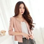 Tokyo Fashion - Pleated-Sleeve Studded Jacket