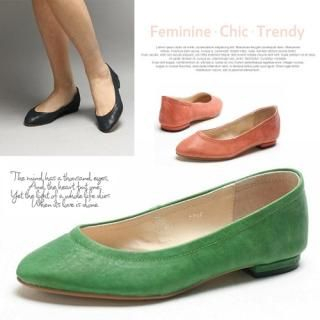 Genuine Leather Flats