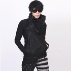 Peeps - Funnel Neck Asymmetric-Zip Vest