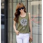 REDOPIN - Sleeveless Print Top