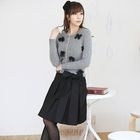 TIARA - Pleated Skirt with Sash