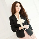 Tokyo Fashion - Belt-Detail Single-Button Blazer