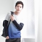 NanNom - Dip Dye Stripe Crewneck T-Shirt