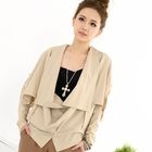 prischu essentials - Cape-Overlay Jacket