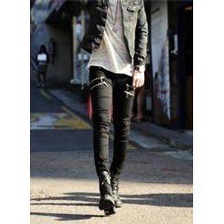 Zip-Accent Skinny Pants Zip-Accent Skinny Pants