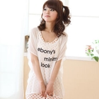 ZOO - Cut Away-Sleeve Print Top