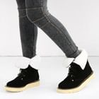 59 Seconds - Fleece-Lined Lace-Up Boots