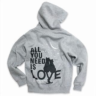 Zip Hoodie - 'ALL YOU NEED IS LOVE' Zip Hoodie - 'ALL YOU NEED IS LOVE'
