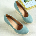 Smoothie - Faux-Leather Wedges