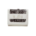 Let's Fly - Lace-Panel Jeweled Wallet