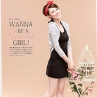 YUMI - Open-Front Striped Hooded Cardigan