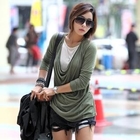 REDOPIN - Inset Top Drape-Front Top