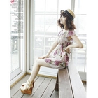 Dodostyle - Floral Print Empire Top