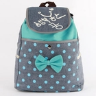 Smoothie - Bow-Accent Dotted Backpack