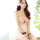 Tokyo Fashion - Sleeveless Floral Ruffle Chiffon Dress