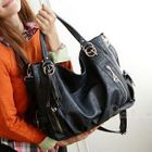 PG Beauty - Zip-Front Tasseled Shoulder Bag