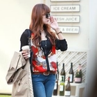 REDOPIN - Scarf Print Shirt